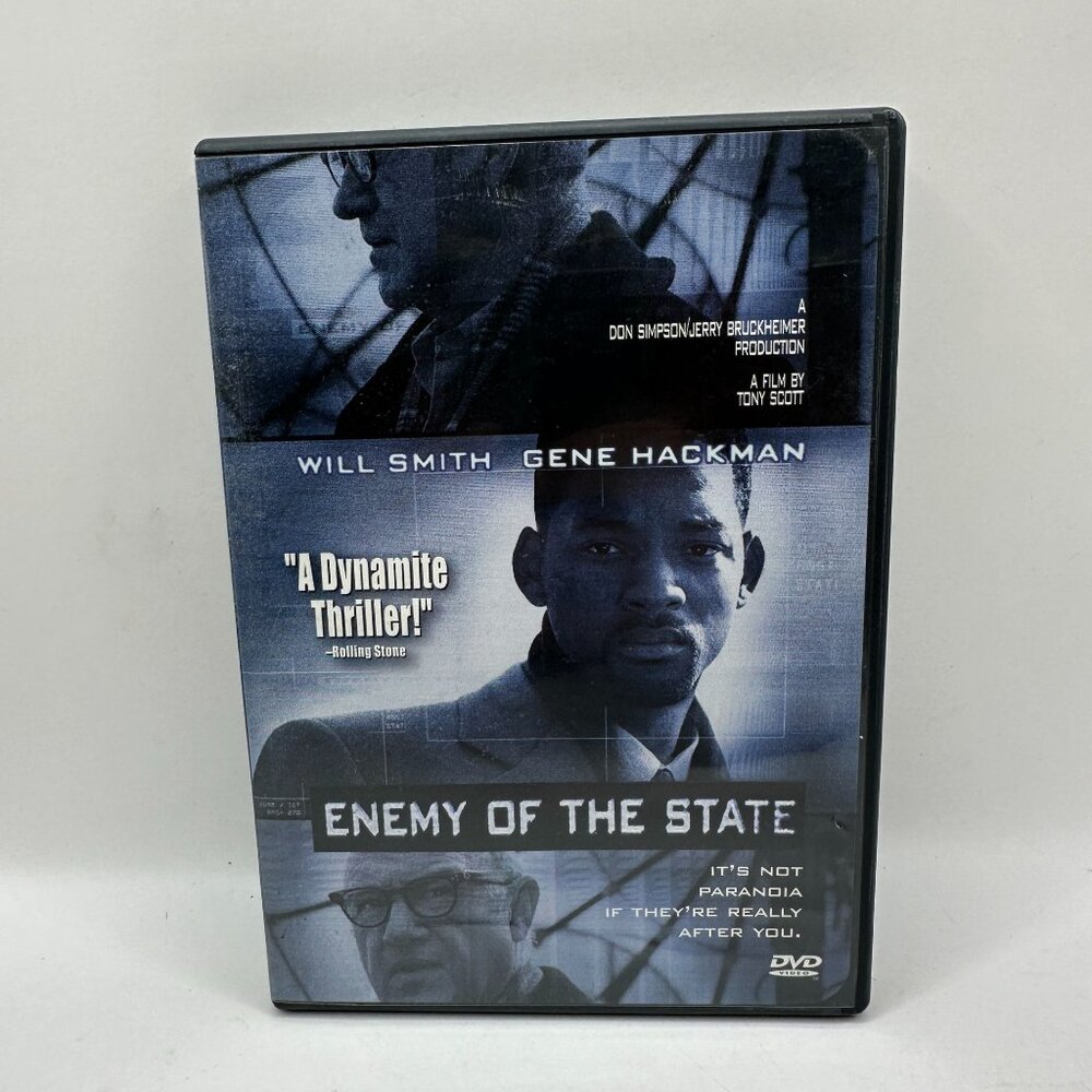 Enemy of the State DVD Movie Rated R Touchstone NTSC Widescreen Will Smith - Picture 2 of 4